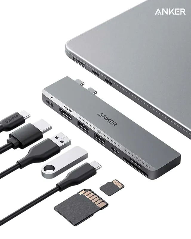 USB Хаб Anker 547 для MacBook (7 в 2) 6