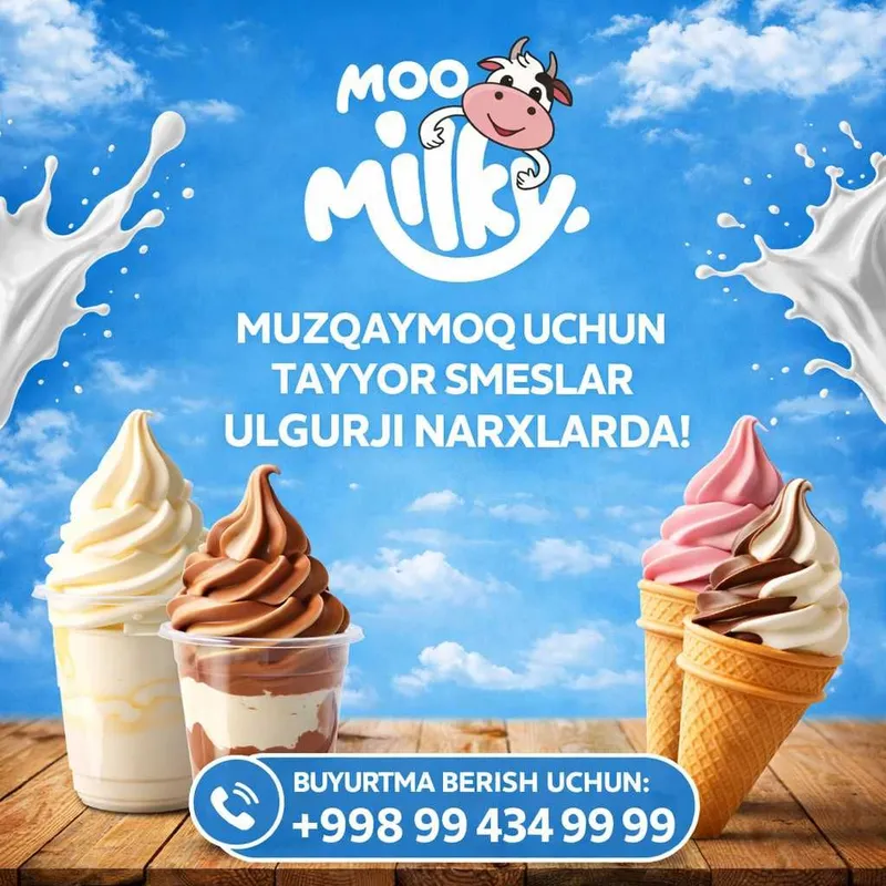 Muzqaymoq uchun smes (quyma va sharikli) – Moo Milky — фото 3