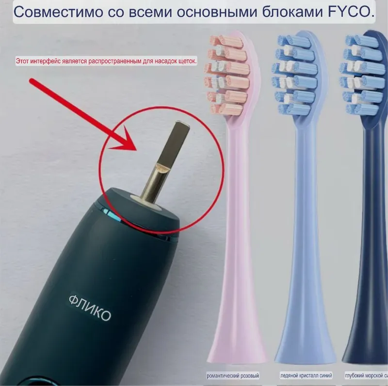 Насадка для электрических зубных щеток Насадка для электрических зубных щеток
