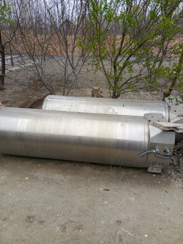 Газовый баллон из нержавейки для фур.