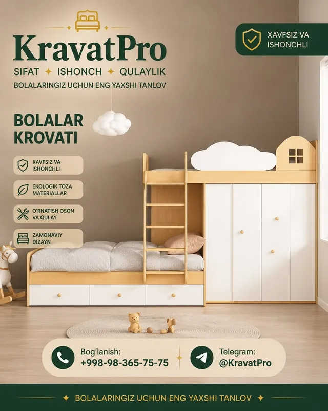 Ikki qavatli karavot 1