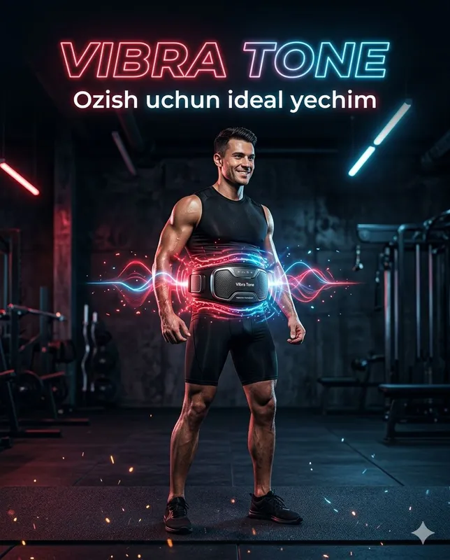Vibromassaj belbog' Vibra Tone ozish uchun