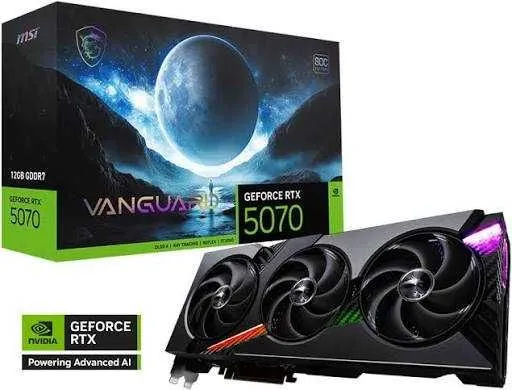 Видеокарта MSI GeForce RTX 5070 VANGUARD SOC