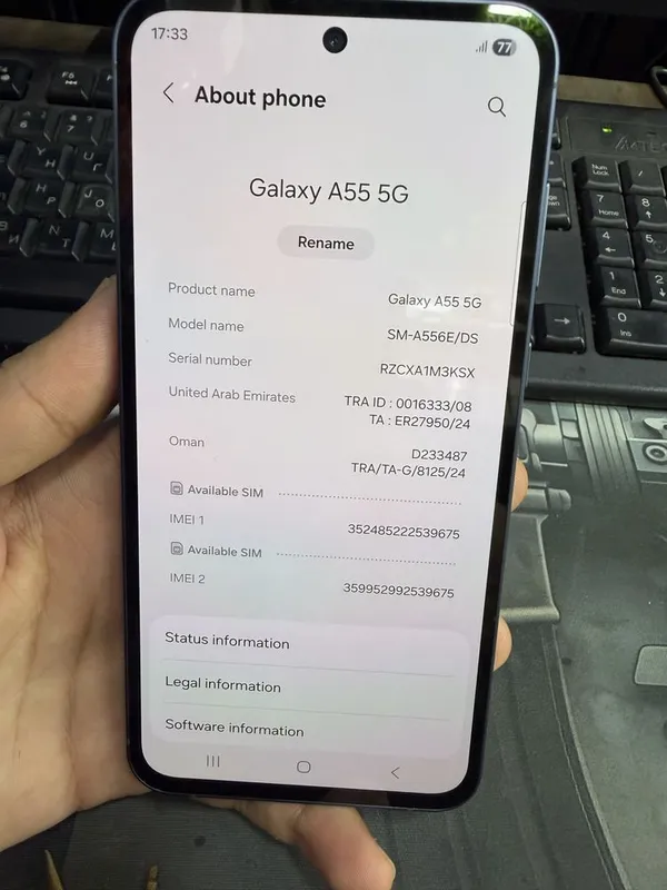 samsung a 55 ideal