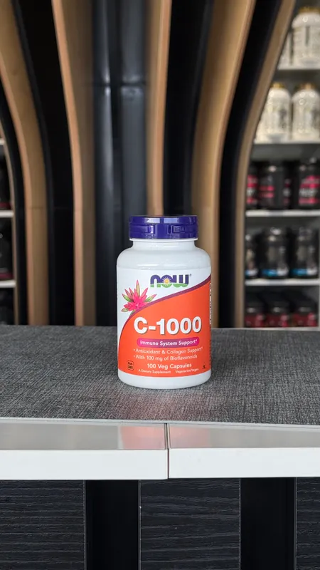 Now Foods Vitamin C 100 veg capsules.