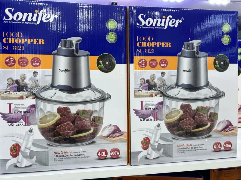 Chopper Sonifer SF-8123 4L sifatli maxsulot 600w dastafka bor 5 Chopper Sonifer SF-8123 4L sifatli maxsulot 600w dastafka bor 5