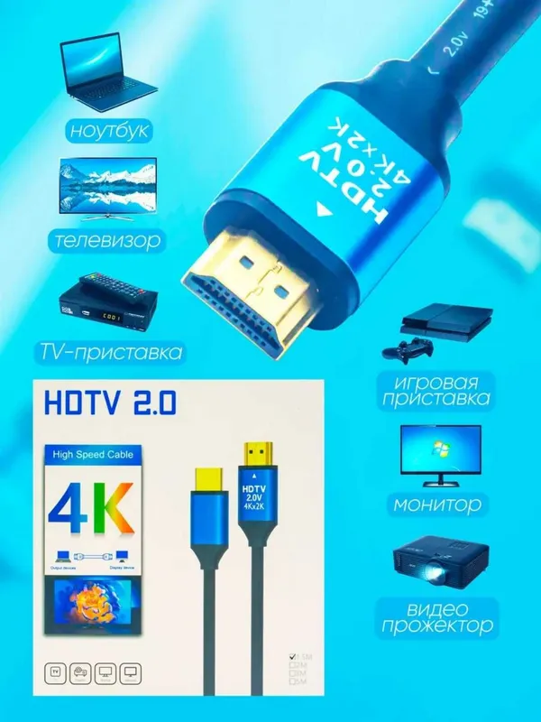 HDMI 3m silikonoviy pokritya 4k и есть 8k