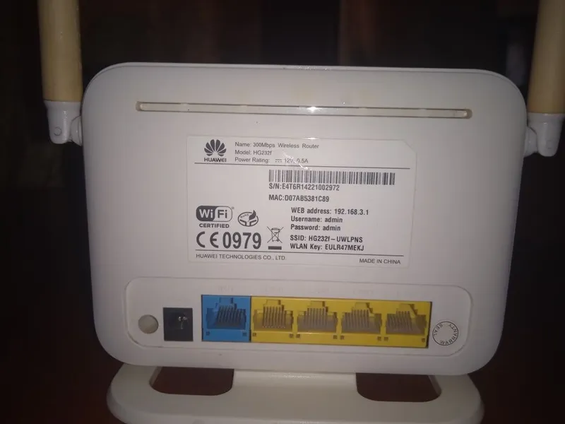 Wi-Fi (роутер) Huawei HG232f — фото 1