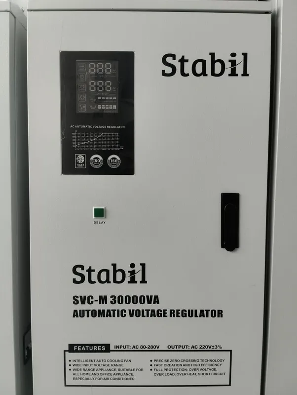 Stabilizator стабилизатор stipilzatr SVC 30-kva 80v-280v