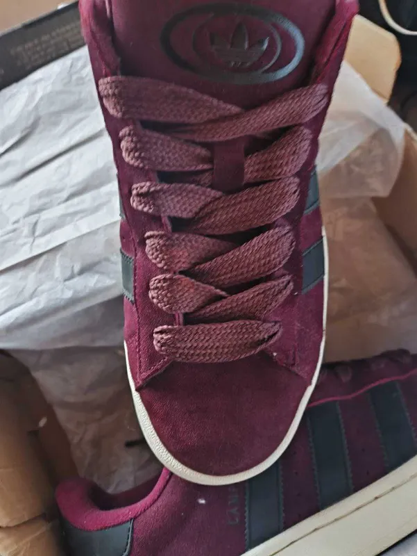 Adidas Campus Collegiate бордового цвета — фото 1