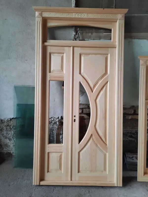 Yog'ochdan yasalgan eshik va romlar, GARANTIYA, tayyor va buyurtma aso — фото 1