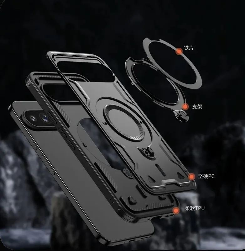 Чехол Magneto Case с кольцом для Google Pixel 10 Pro XL (черный) — фото 4