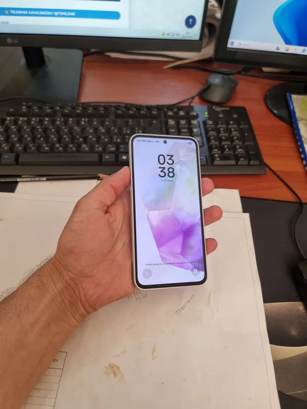 Samsung A35 5G 8/128gb ideal iwlawi zur aybi yuq tozza telefon — фото 1