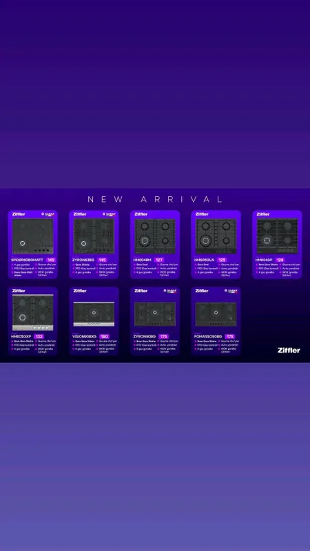 Варочная панель от ZIFFLER  НОВИНКА