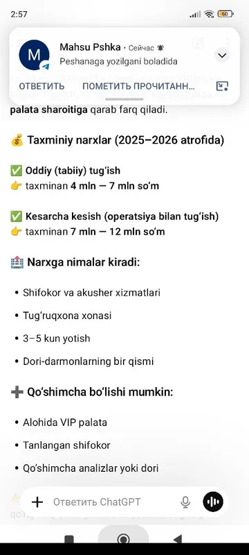 Nurafshon pshkada kvartira ijaraga berlad