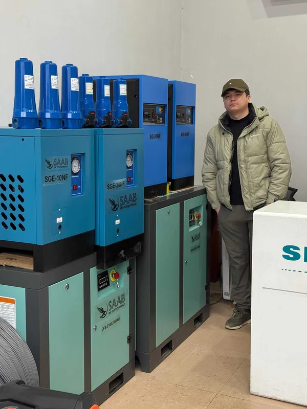 Винтовые и поршневые компрессоры 7.5kw 11kw 15kw vintovoy kompressor — фото 5