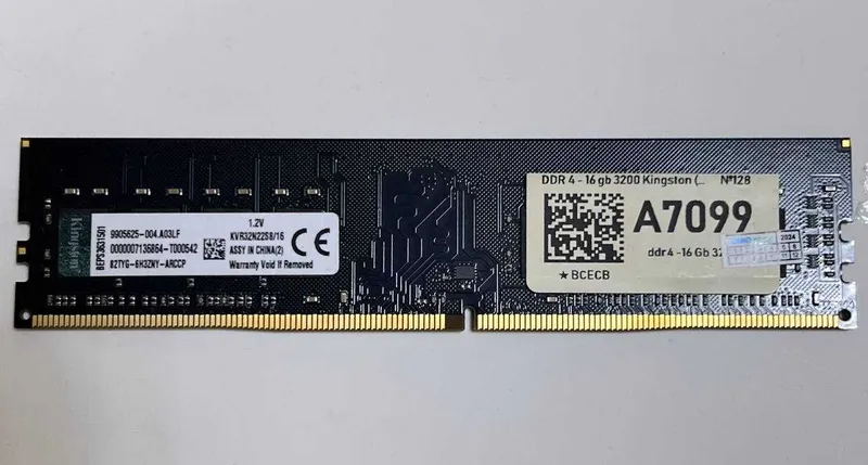 DDR4 16Gb 3200Mhz оперативная память (1*16gb)