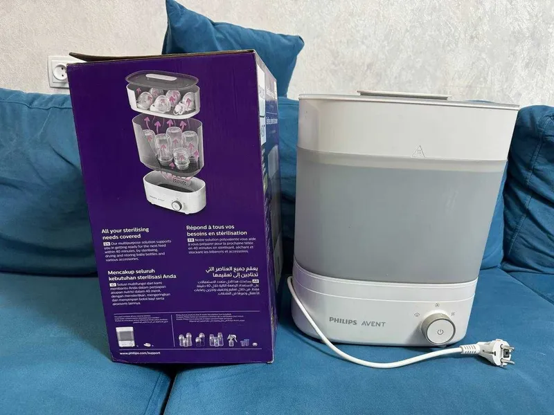 Стерилизатор и сушилка для детских бутылочек Philips Avent Premium — фото 1 Стерилизатор и сушилка для детских бутылочек Philips Avent Premium — фото 1