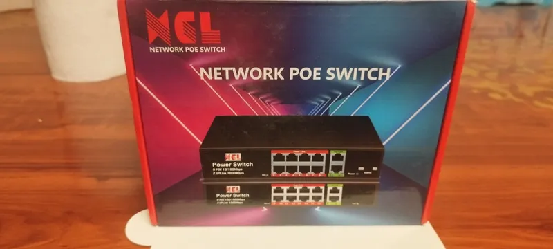 POE switch 8 port +2 port Gigabit
