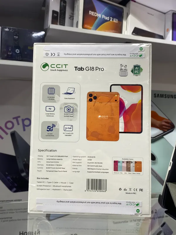 Planshet Tab G18 Pro 1TB/16GB 3