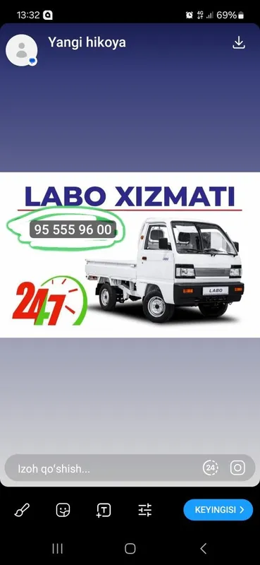 Labo xizmati yuk tashish