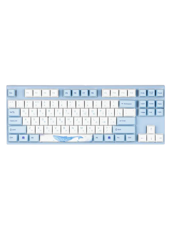 Механическая клавиатура Varmilo "Sea Melody Ivy UA" (VEM87), USB, Varmilo EC V2 Ivy — фото 1 Механическая клавиатура Varmilo "Sea Melody Ivy UA" (VEM87), USB, Varmilo EC V2 Ivy — фото 1