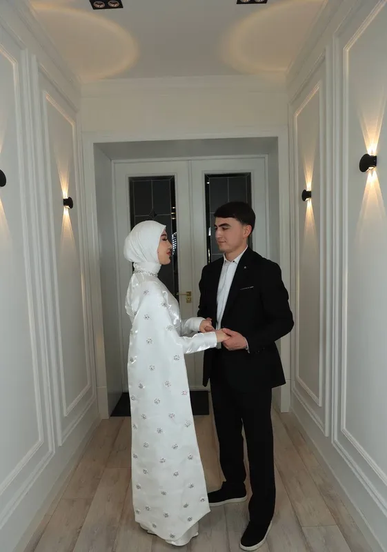 Ko’ylak vecherniy hammasi qo’l ishi — фото 3