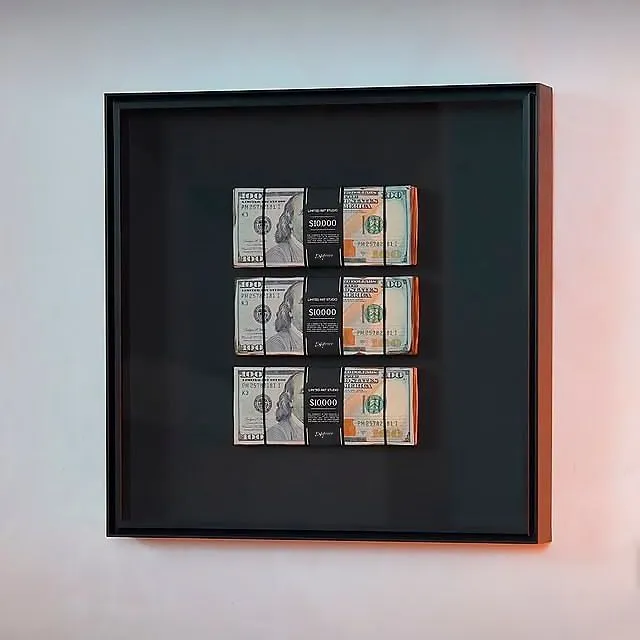 Доллар в рамке - картина - идеальный подарок