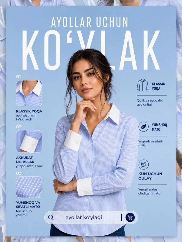 Infografika dizayn xizmati uzum market wildberries ozon uchun