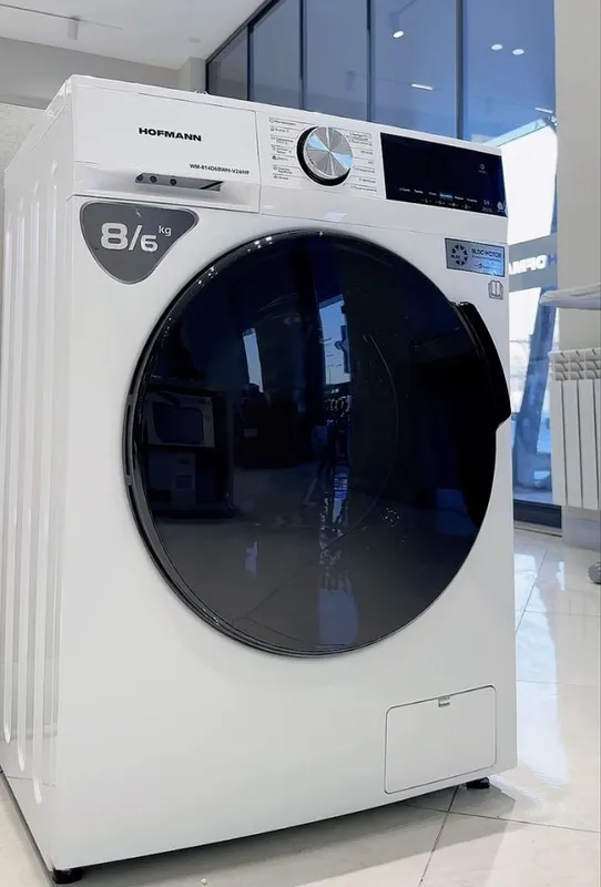 Стиральная машина Hofmann WM-814D6BWH-V24/HF 8 Кг (С сушкой) 4