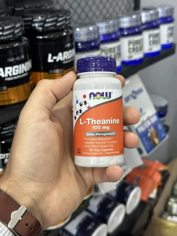 Now L-theanine 100 mg, 90 kapsula 1 Now L-theanine 100 mg, 90 kapsula 1