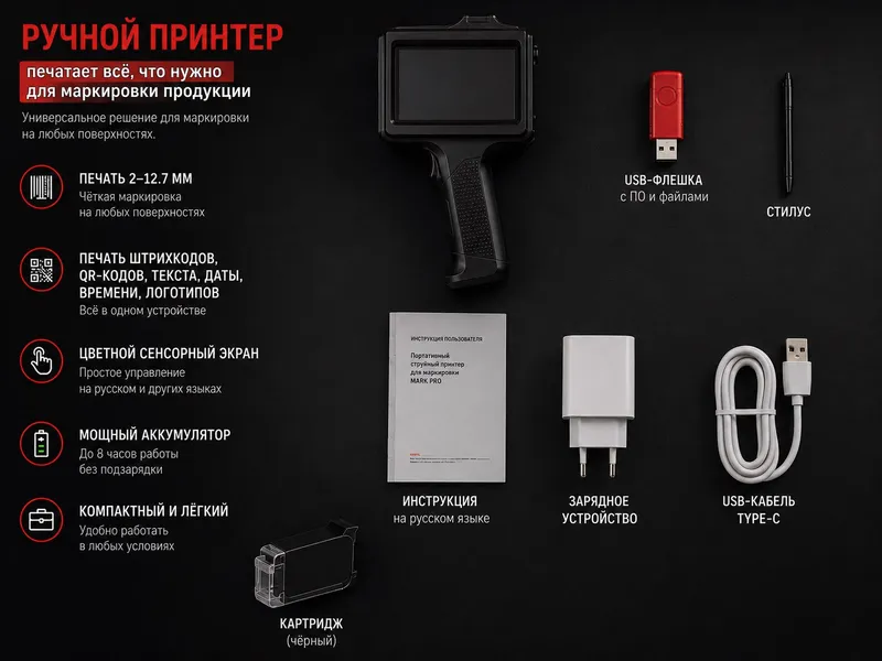 Ручной Принтер для Маркировки Маркиратор — фото 3
