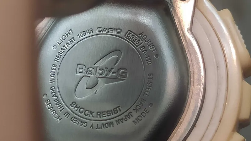 Casio Baby-G (model BA-110) - с хронографом — фото 2