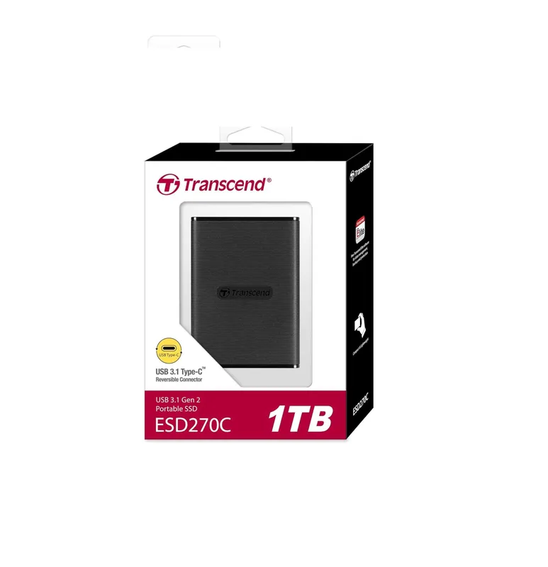 ; Накопитель внешний SSD TRANSCEND ESD270C/1TB 1 ; Накопитель внешний SSD TRANSCEND ESD270C/1TB 1