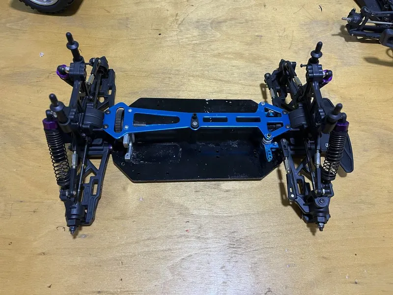 Rc 1/10 4x4 monster truck hsp brontosaurus shassi — фото 4
