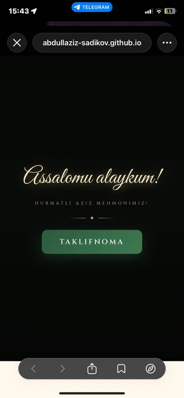 Elektron taklifnoma