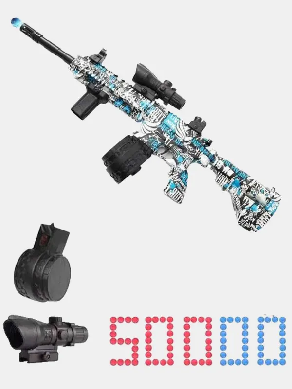 Игрушечный автомат Орбиган AK-47, M416, стреляет гидрогелевыми шарик — фото 4 Игрушечный автомат Орбиган AK-47, M416, стреляет гидрогелевыми шарик — фото 4