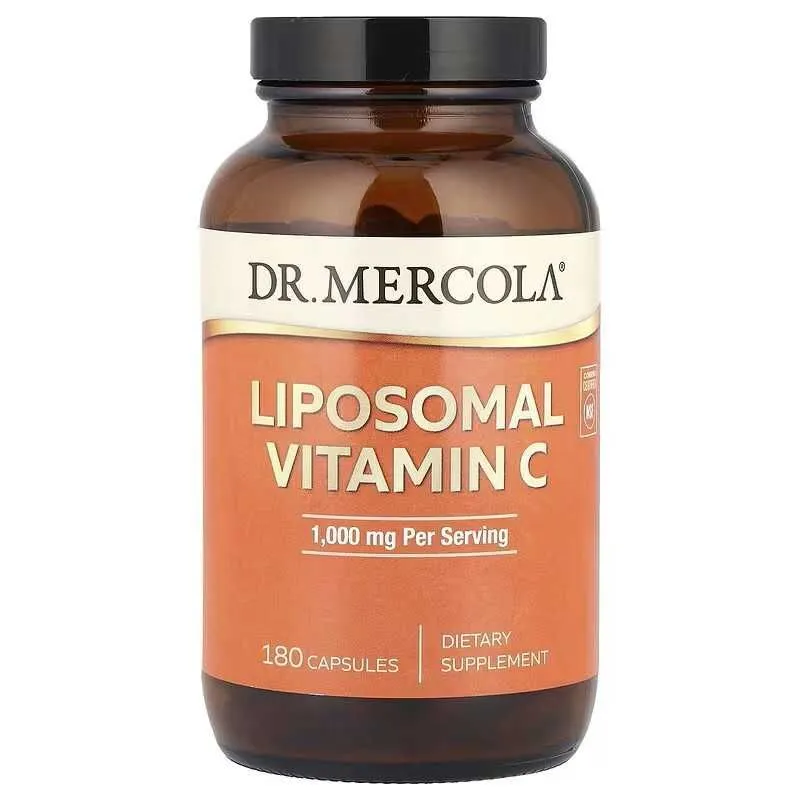 Dr. Mercola, липосомальный витамин C, 60 капсул (500 мг в 1 капсуле) — фото 2