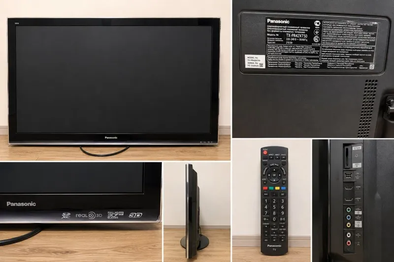 Продается оригинальный плазменный телевизор Panasonic TX-PR42XT50. Б/у