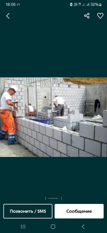 Кладка кирпича газаблок — фото 5