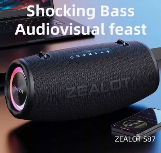 Мощная колонка Zealot S87 - 80 W / Вт - JBL Boombox, W-king — фото 3