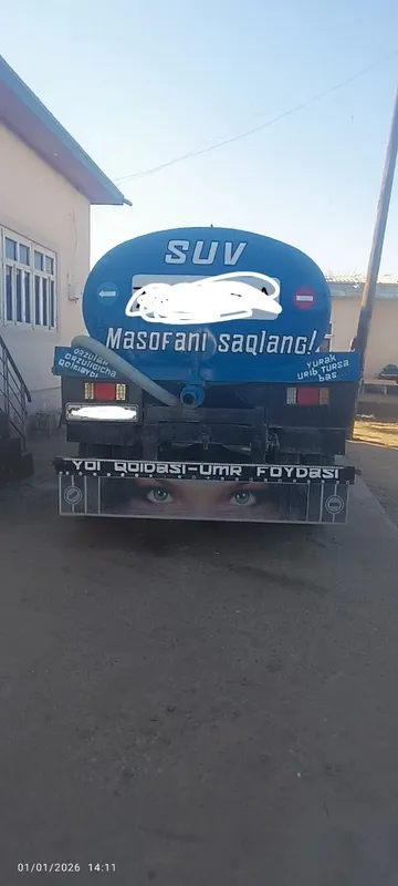 Gaz 53 Vodovoz sotiladi xolati udar 2 ta 100 metan gaz baloni bor — фото 1 Gaz 53 Vodovoz sotiladi xolati udar 2 ta 100 metan gaz baloni bor — фото 1
