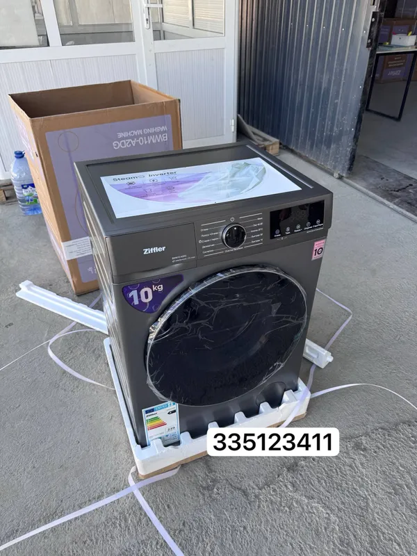 Стиральная Машина Ziffler 10кгInverter Официальный — фото 2