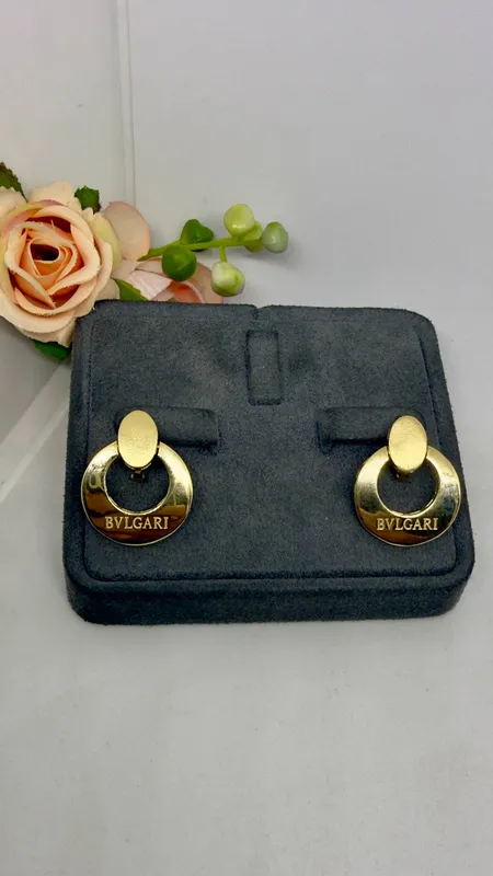 Серьги Bvlgari 585 проба