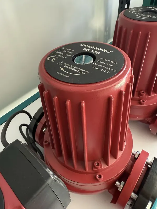 Циркуляционный насос для отопления горячей воды Greenpro RS750 nasos — фото 3