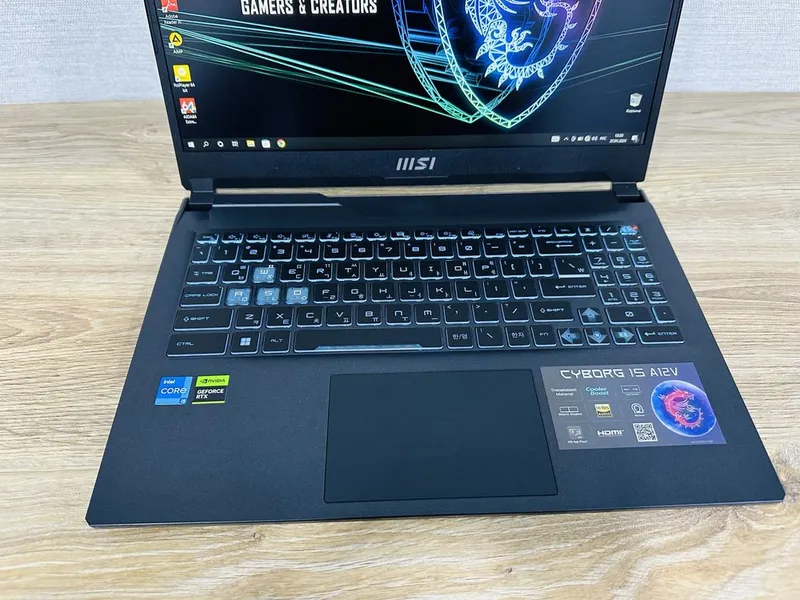 MSI CYBORG Core i5-12Gen/16/512/RTX4050-6GB Как Новый с Гарантией 4 MSI CYBORG Core i5-12Gen/16/512/RTX4050-6GB Как Новый с Гарантией 4