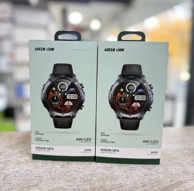 Green lion smart watch • классик • спортивный • амолед • сим картой — фото 2