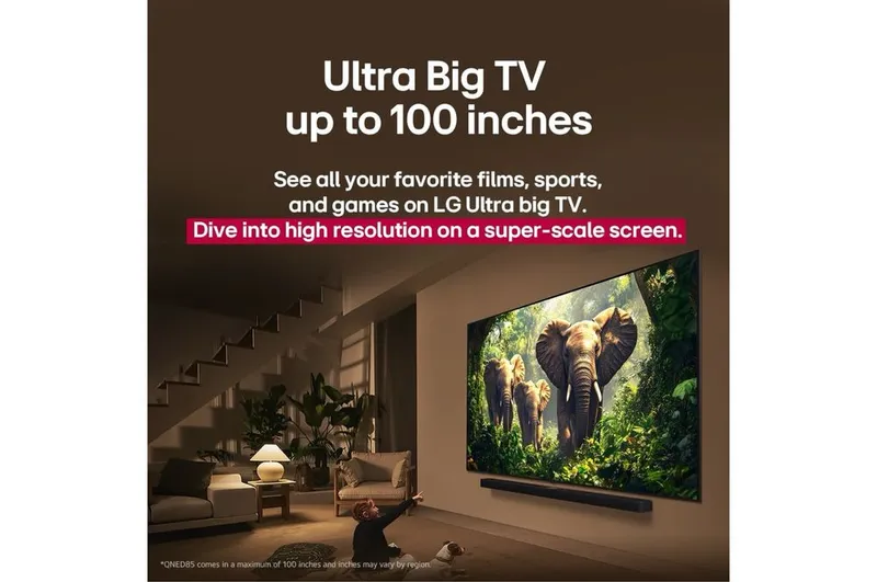 Телевизор LG 86QNED86A6A 4K UHD 120Гц до 144 NEW Mini Led (2025) — фото 5