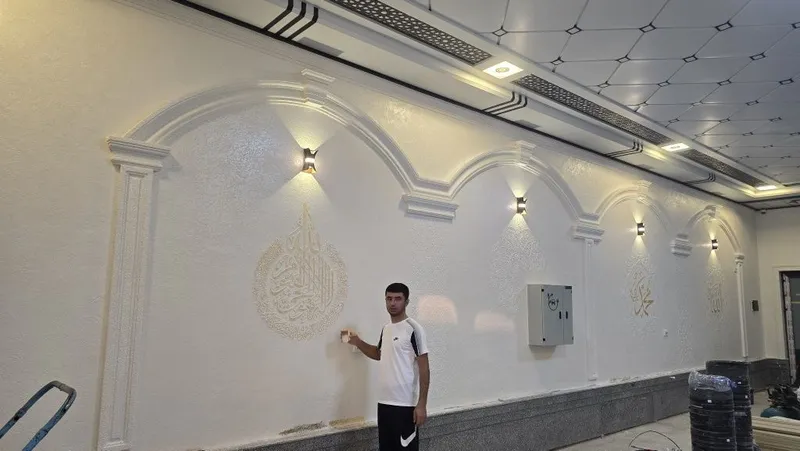 травертин фасад..