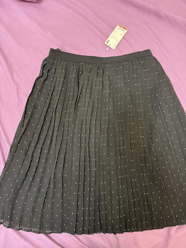 Новая юбка шифон с подкладом Uniqlo